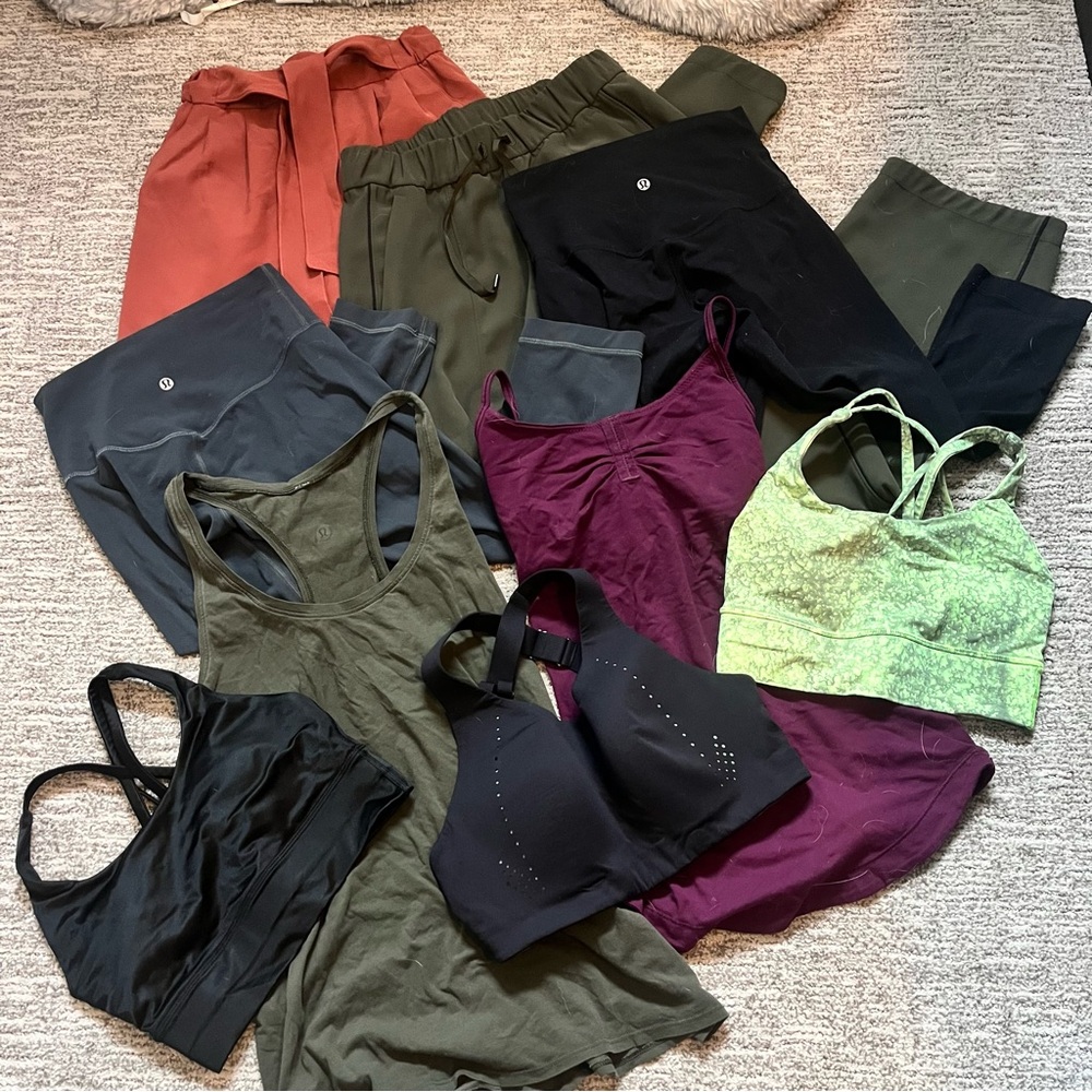 lululemon athletica bundle sizes 4&6
